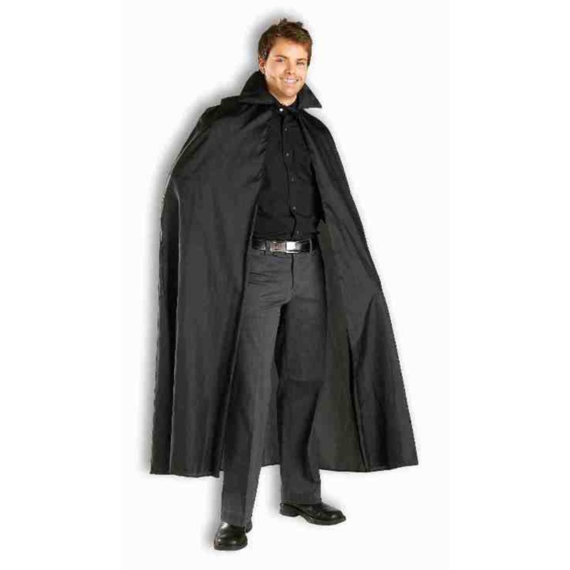 56in Satin Cape Black