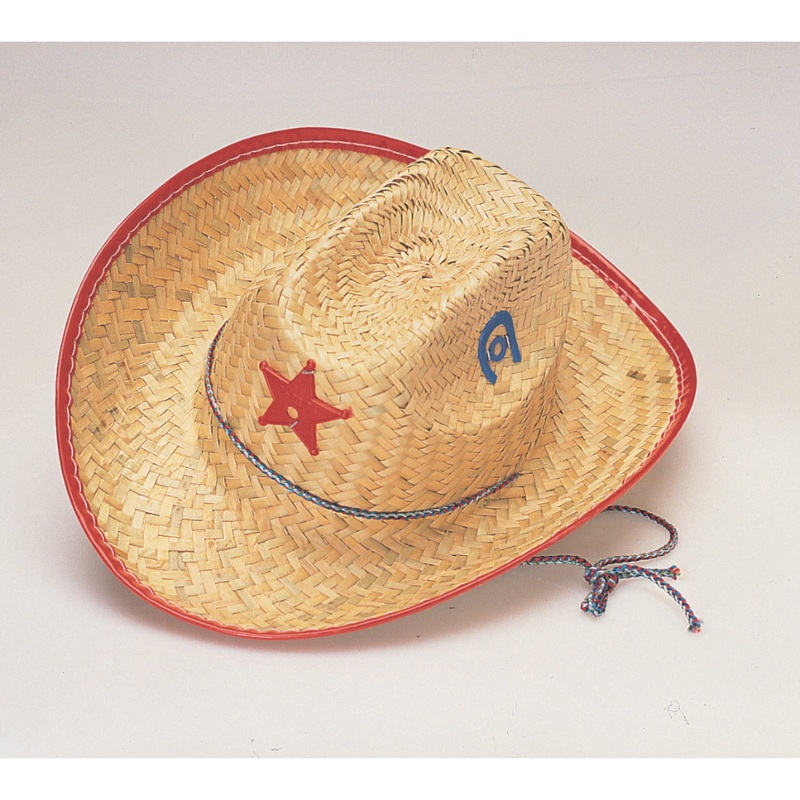 Straw Kid’s Sheriff Hat