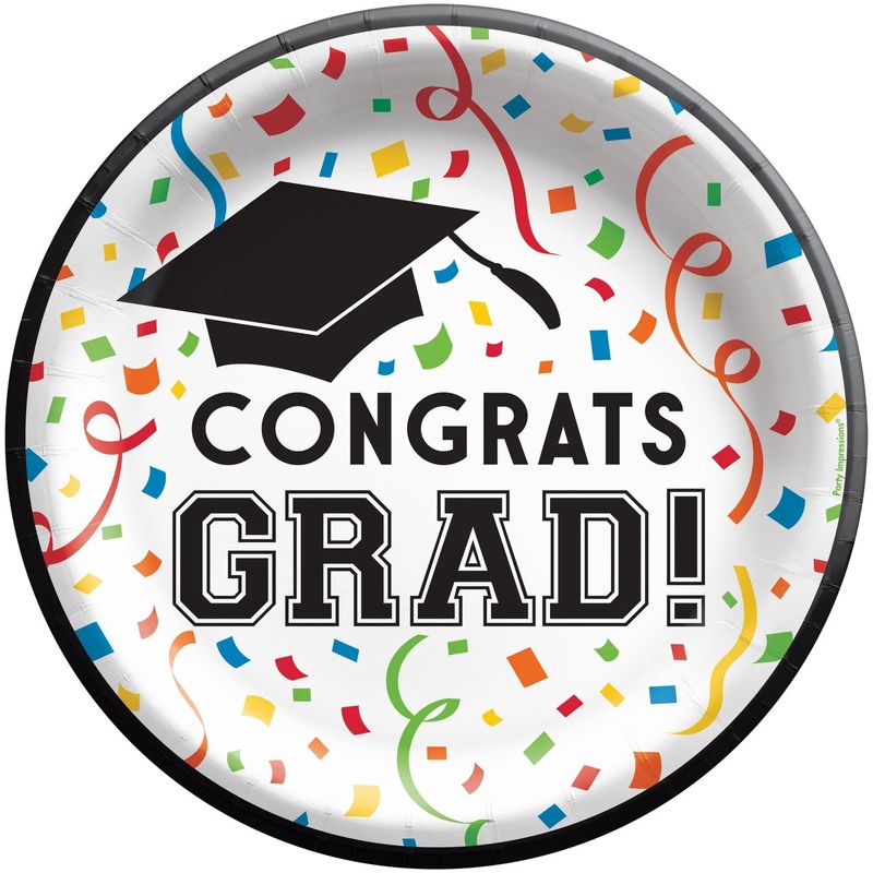 No More Books 8 1/2″ Round Plates