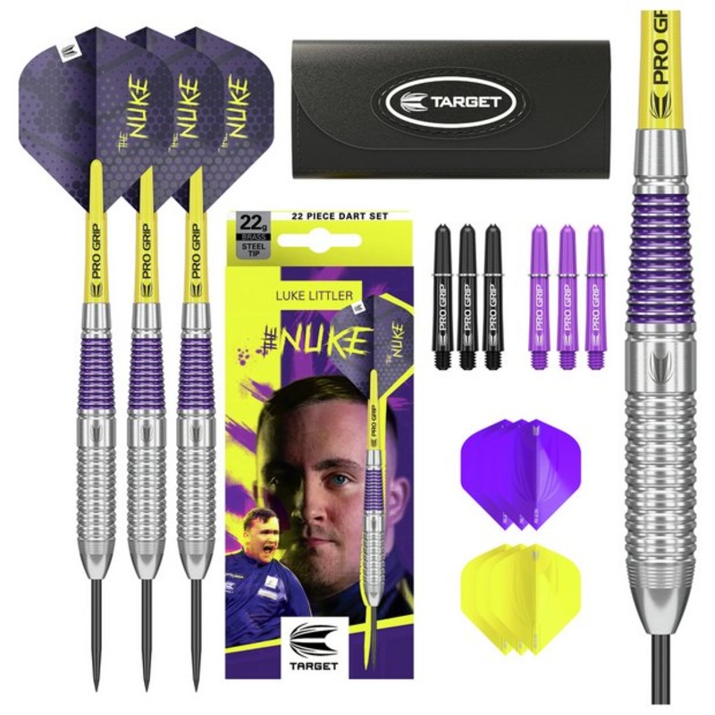 Target Luke Littler Brass 22g Darts Set