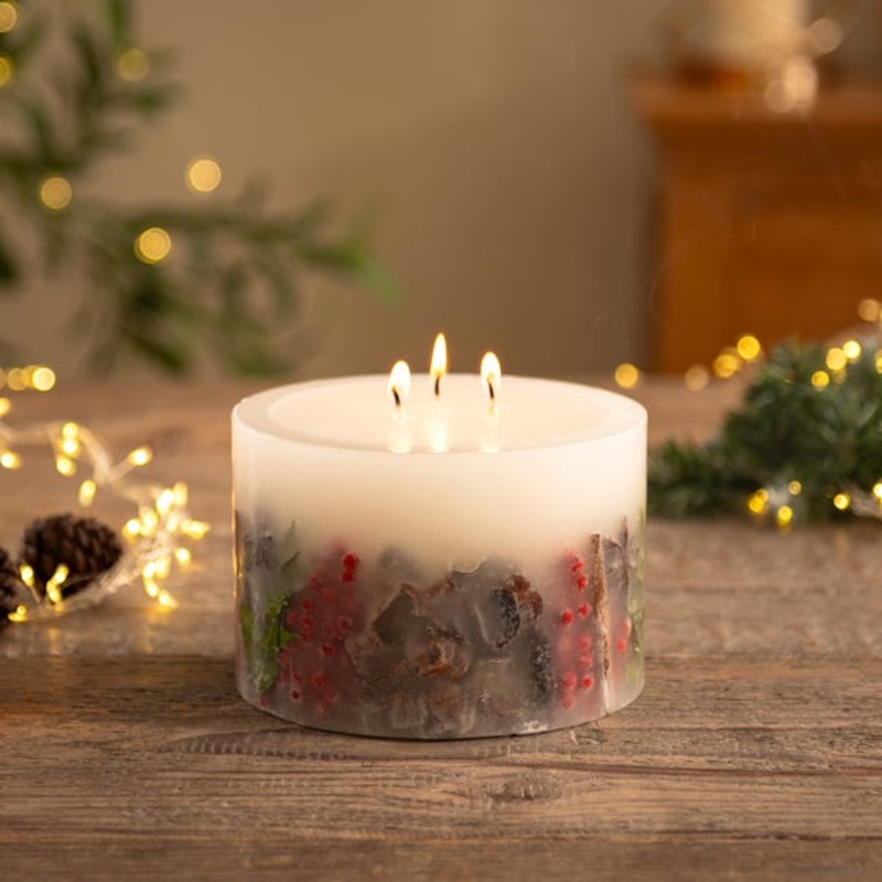 Winter Berries Inclusion Large Multi Wick Candle