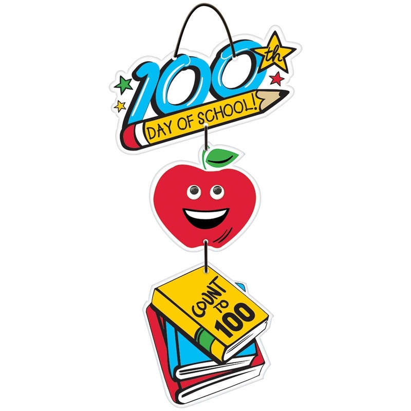 100th Day of School Deluxe Wooden Sign