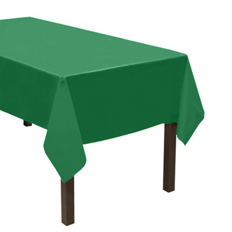 54 x 108 RECTANGULAR TABLE COVERS  KELLY GREEN