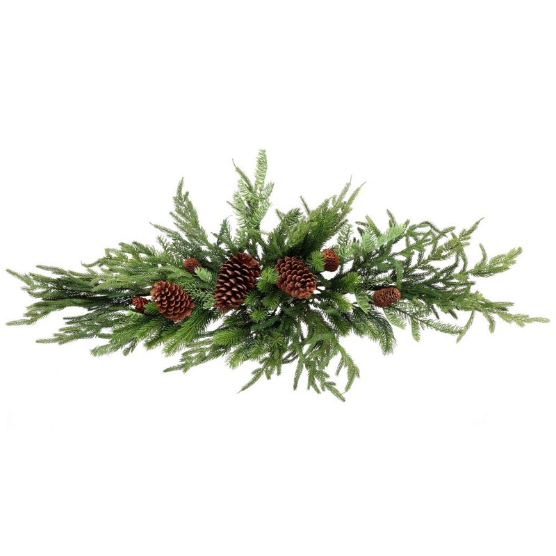 Norfolk Spruce and Juniper Swag 42″