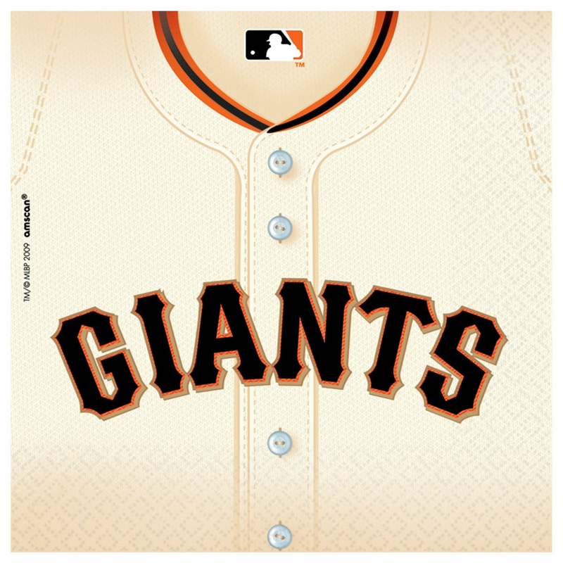 San Francisco Giants Luncheon Napkins