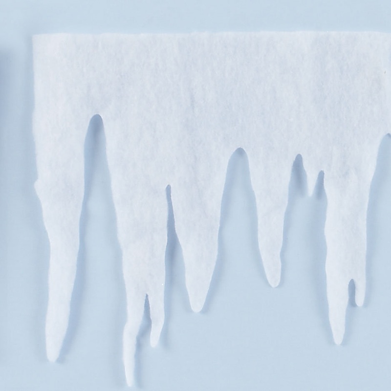 2m x 36cm DEEP Christmas Fake Icicle Scene Drape Material