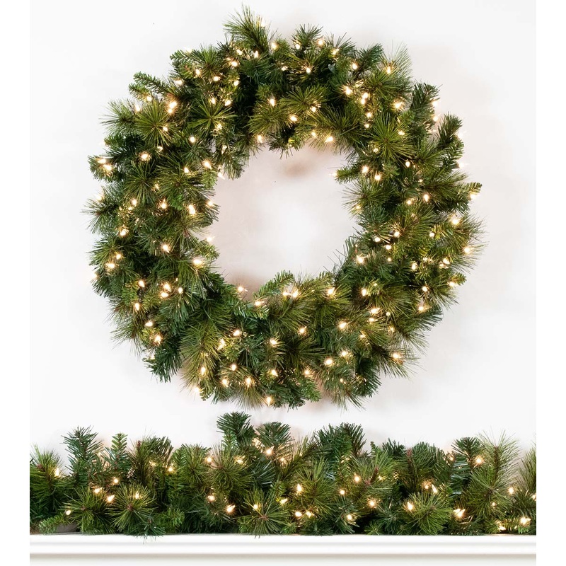 Brighton Pine Wreaths and Garland