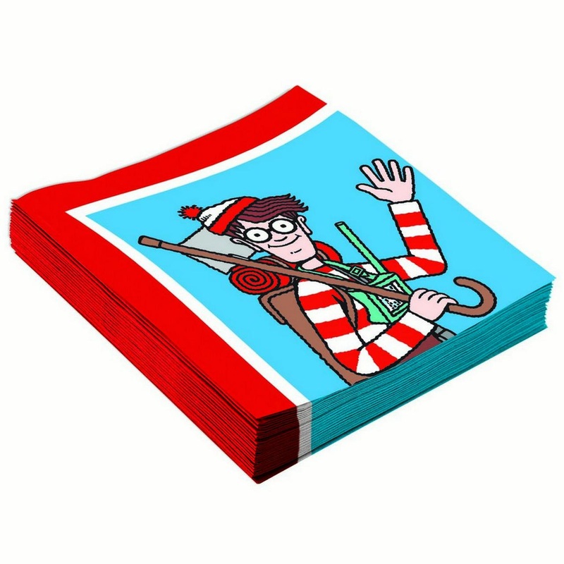 Where’s Waldo Lunch Napkins 16ct
