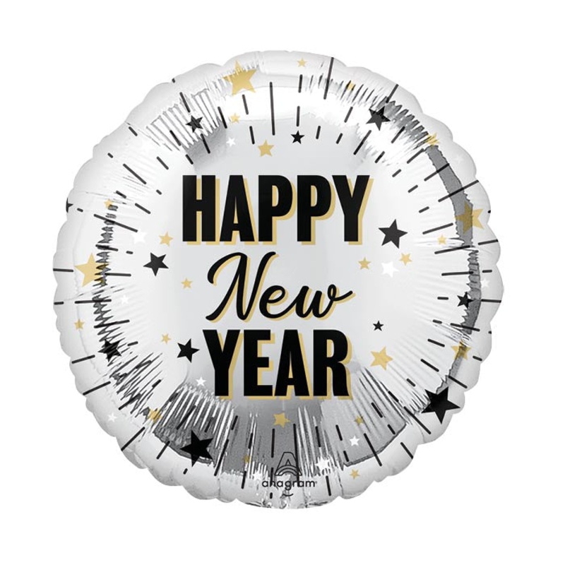 17″ ELEGANT NEW YEAR CELEBRATION FOIL BALLOON