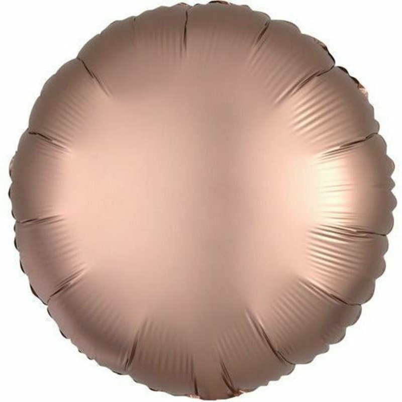 052 17″ Rose Copper Circle Foil
