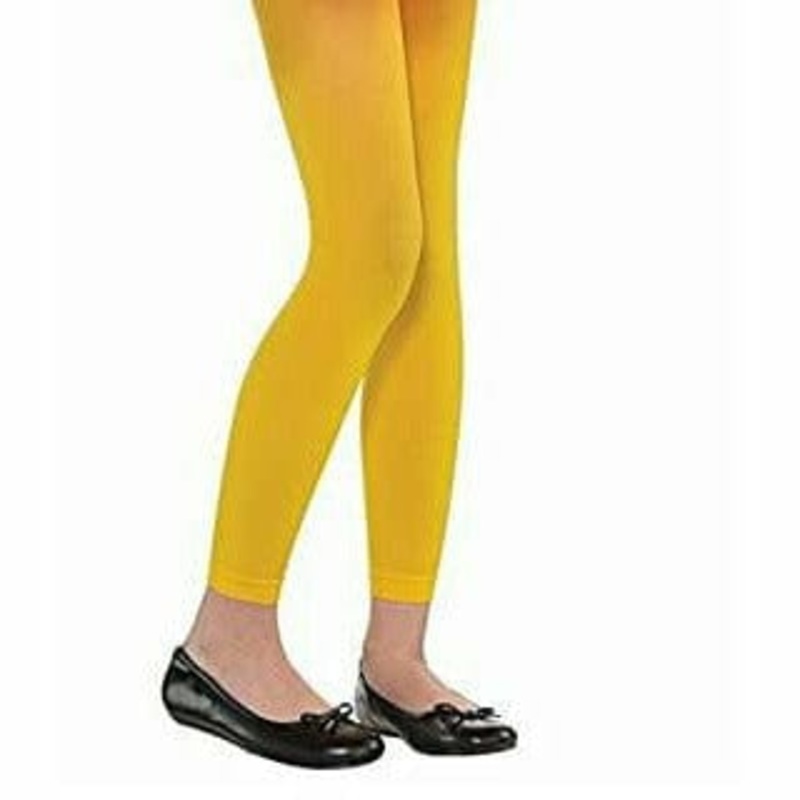 Yellow Child Footless Tights