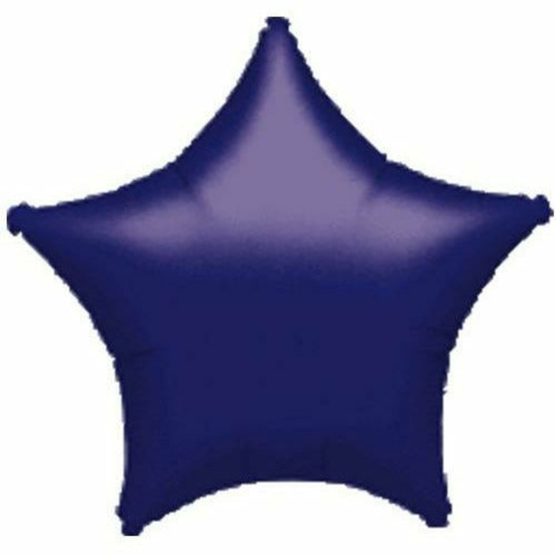 016 19″ Purple Metallic Star 19″ Foil