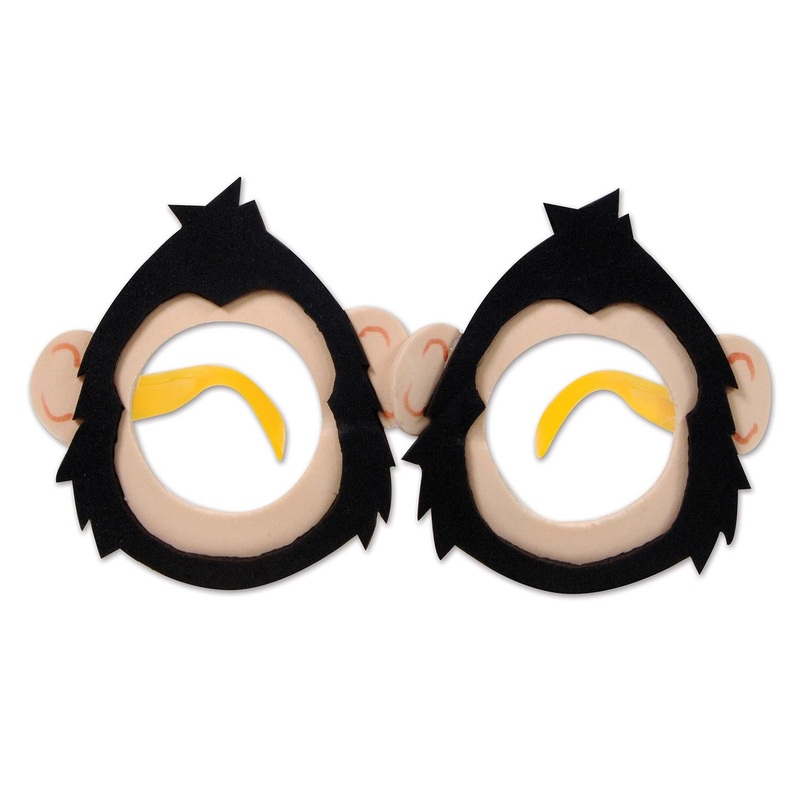 12 Pack Beistle Monkey Glasses