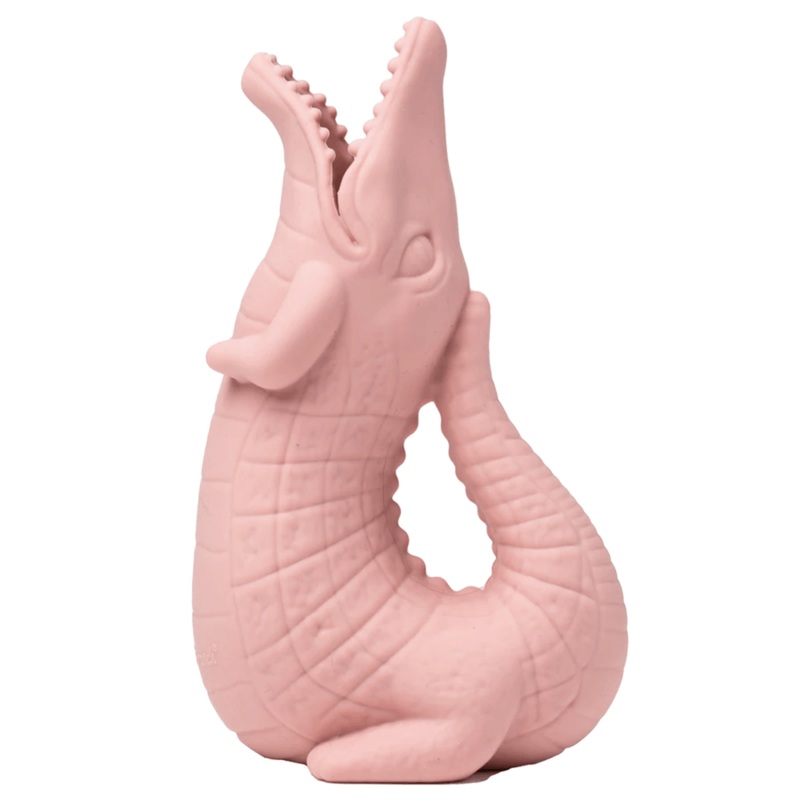 Crocodile Jug – Dusty Rose