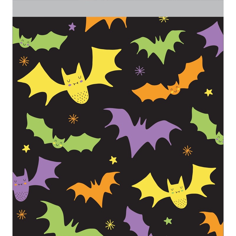 120 pc Bulk Halloween Bats Sandwich Zipper Bag