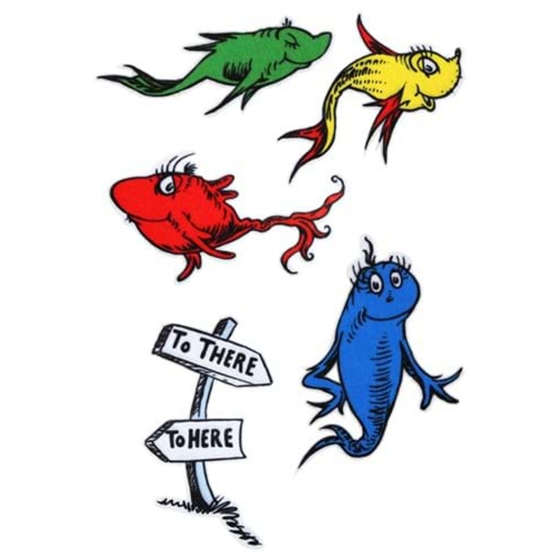 Dr. Seuss- One Fish Two Fish Patch Set