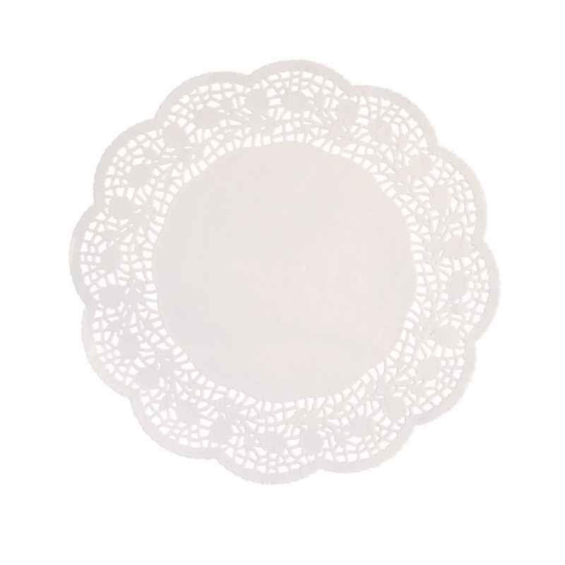 White 12″ Doilies 12ct