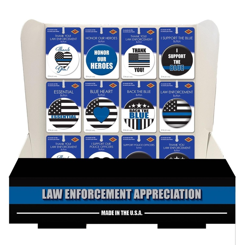 108 Piece Bulk Law Enforcement Counter Display