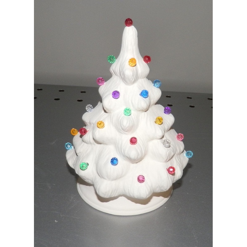 5″ Mini CHRISTMAS Tree on Base