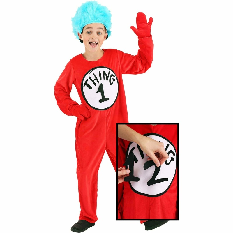 Thing 1&2 Deluxe Kids Costume