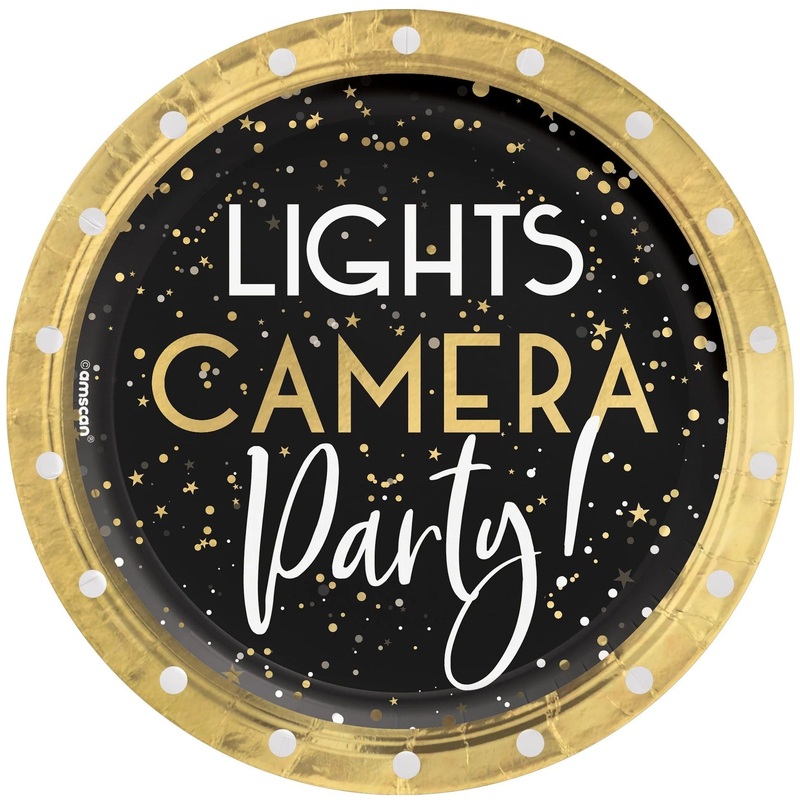 Awards Night Round Dessert Plates