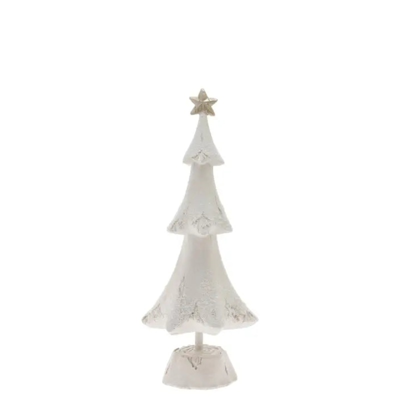 14.5″ Tall Pearly Snow Tree Christmas Dcor