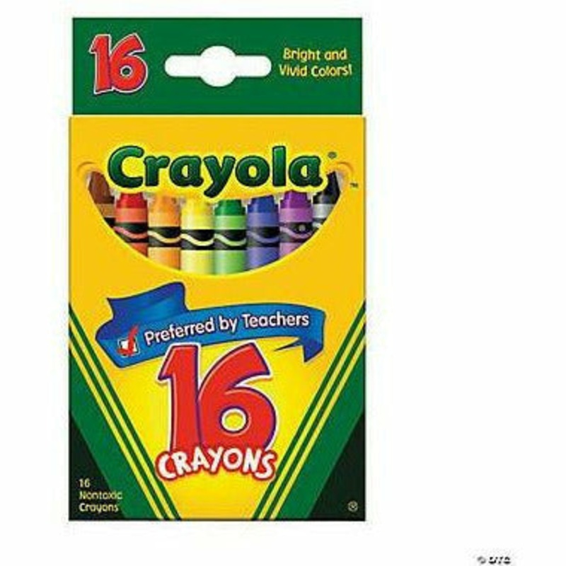 16-Color Crayola Crayons Package