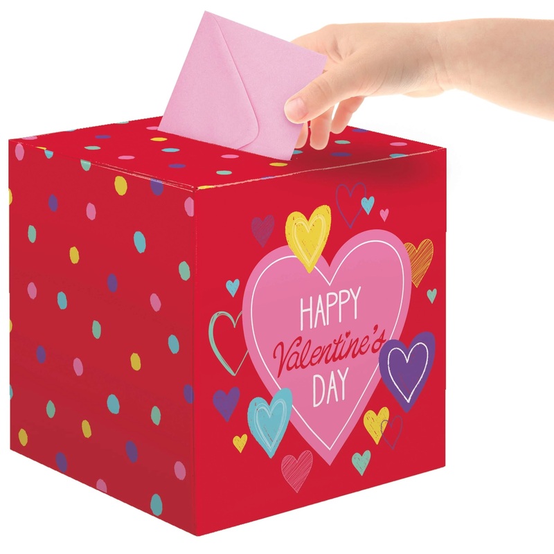 6 pc Bulk 6″ x 6″ Valentine’s Day Card Box