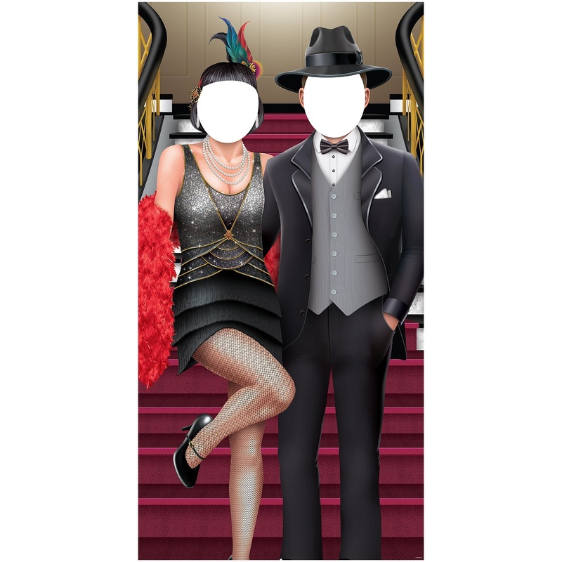Roaring 20’s Couple Photo Prop Stand-Up
