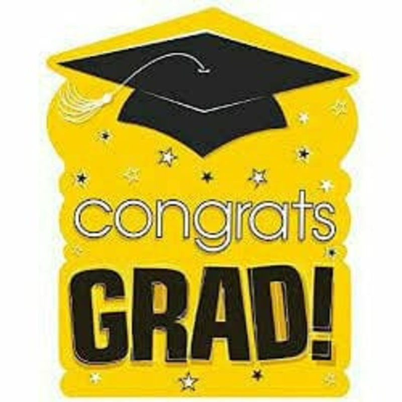 yellow  Graduation Cutout Decorations