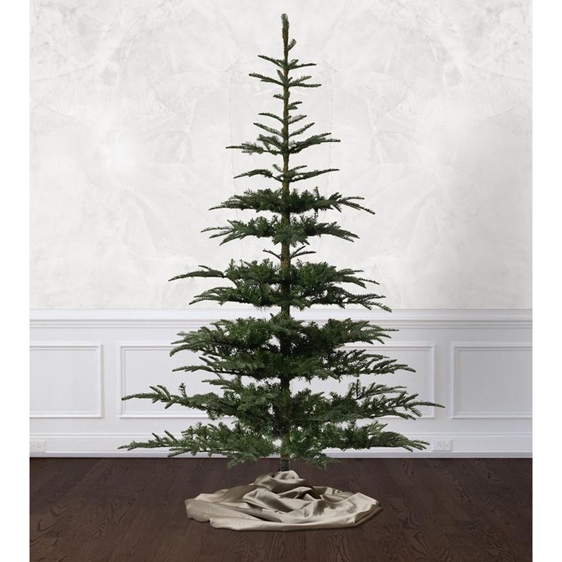 7.5′ Scandinavian Fir Tree w/PP – Clear Micro LED
