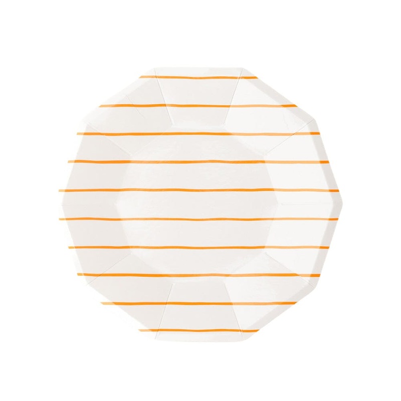 Clementine Frenchie Striped Small Plates