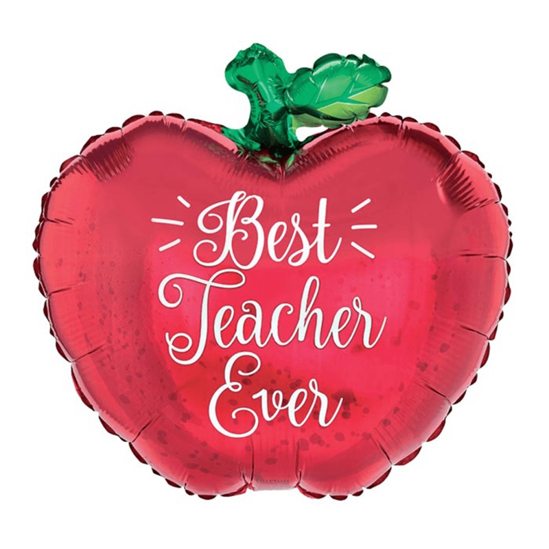“Best Teacher Ever” Foil Balloon