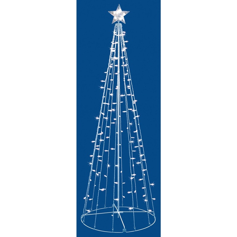 Sienna Incandescent Clear Twinkle String Tree 84 in. Yard Decor