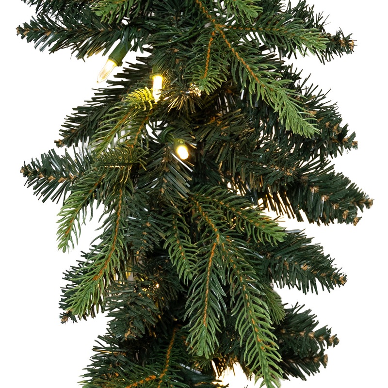 9′ X 12″ Western Balsam Garland – ColorChange LED