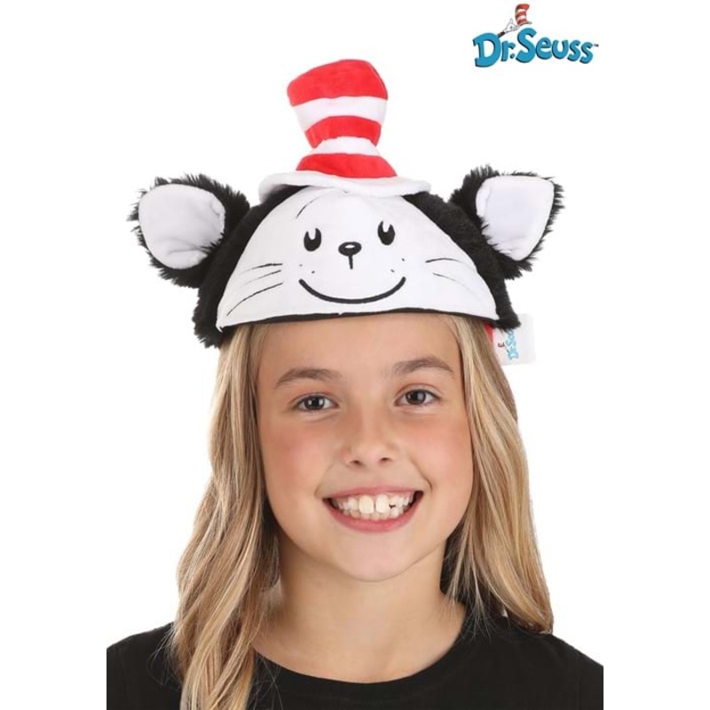 Cat in the Hat Costume Face Headband