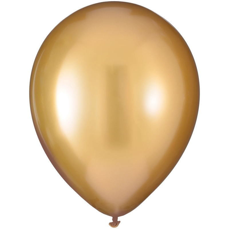 12″ Luxaire Metallic Latex Balloon – Gold