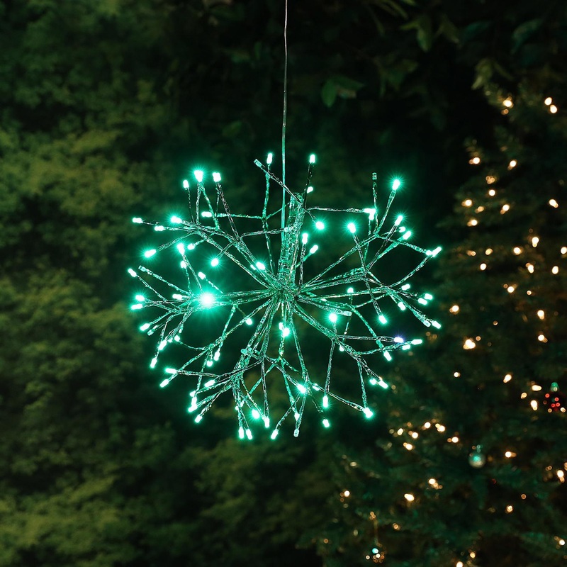 Alpine Hanging Snowflake 16 in. Porch Decor