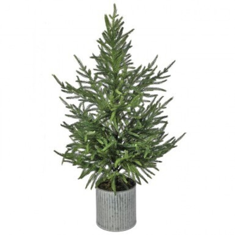 Natural And Green Potted Norfolk Pine Tree 36″