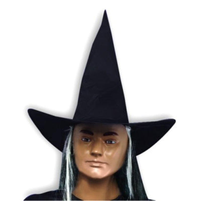 Click image to zoom Witch Hat With Hair