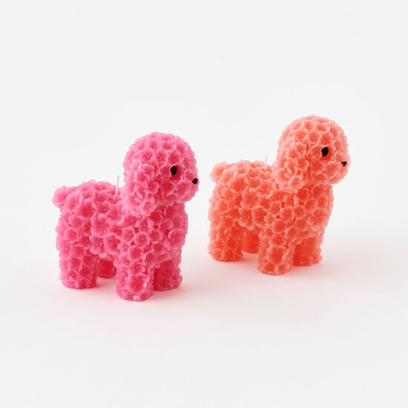 Poodle Candle – 2 Color Options