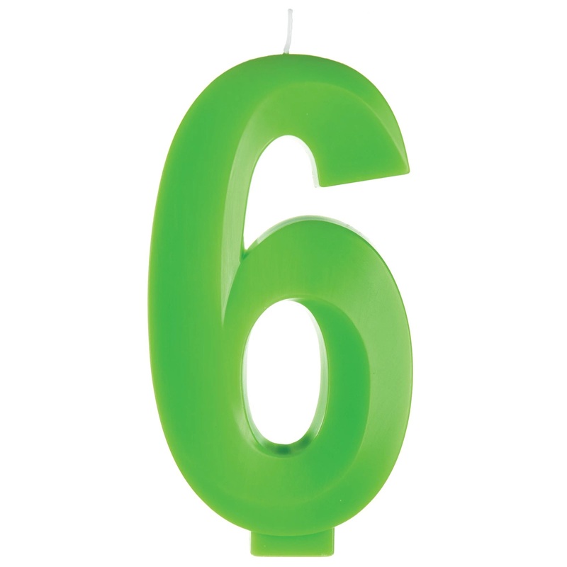 #6 Facet Candle – Green