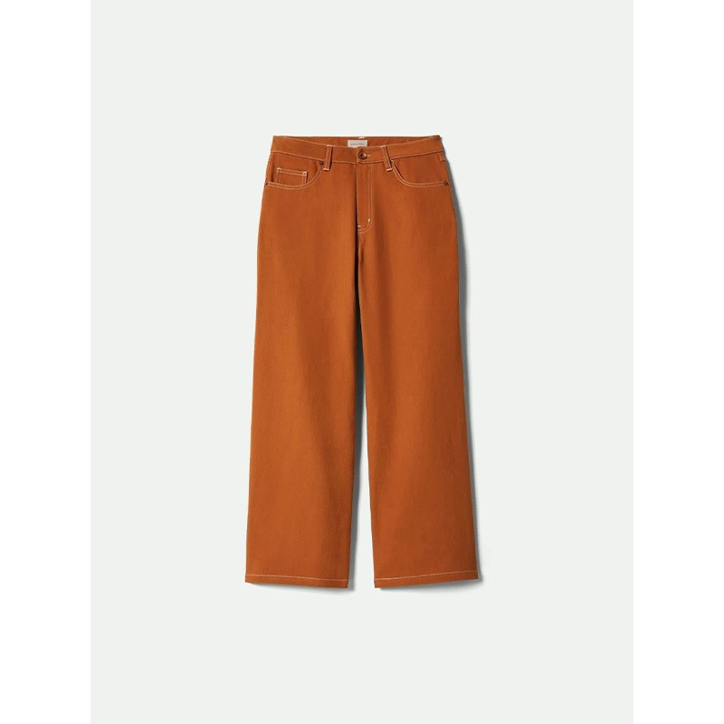 Margo Cropped 5-Pocket Pant: Rustic Caramel