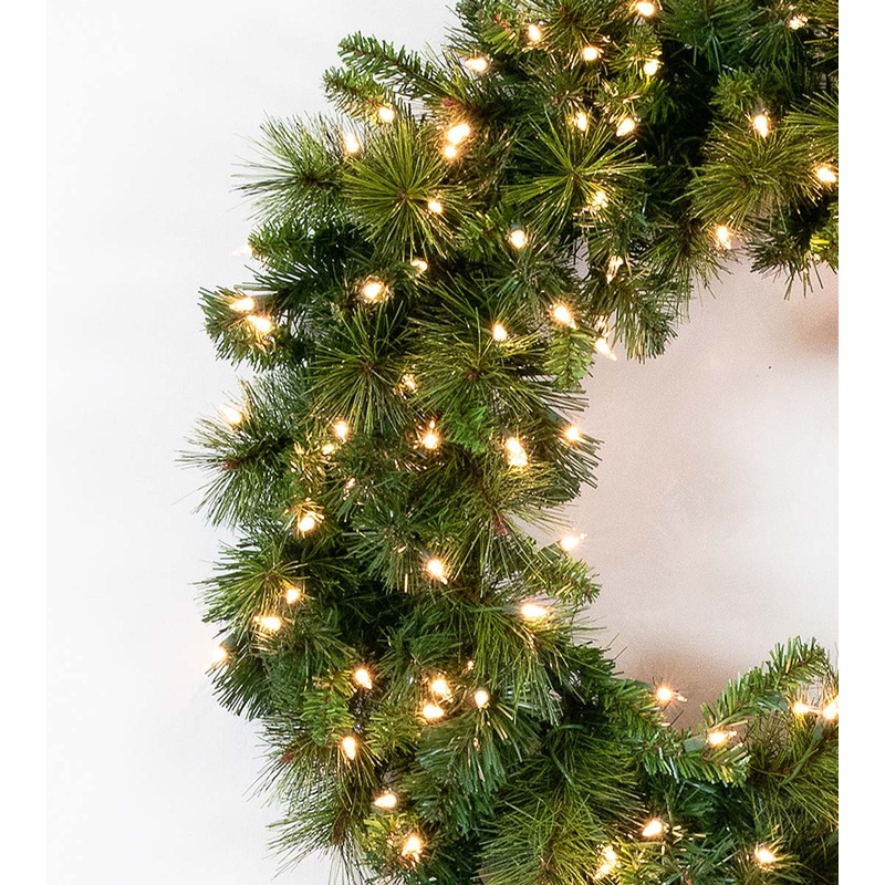 18′ X 14″ Brighton Pine Garland – Clear