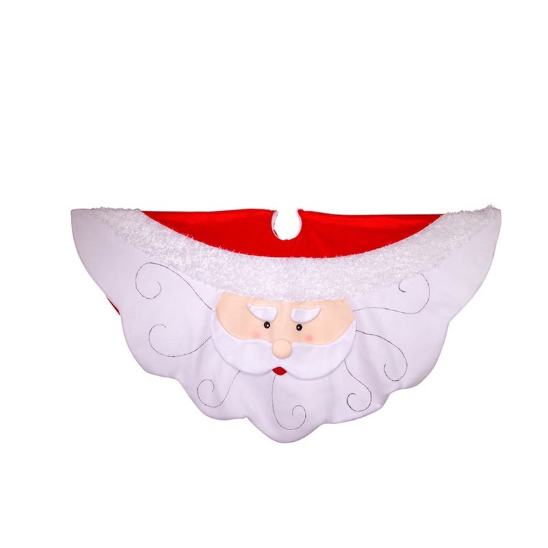 Santas Face Tree Skirt