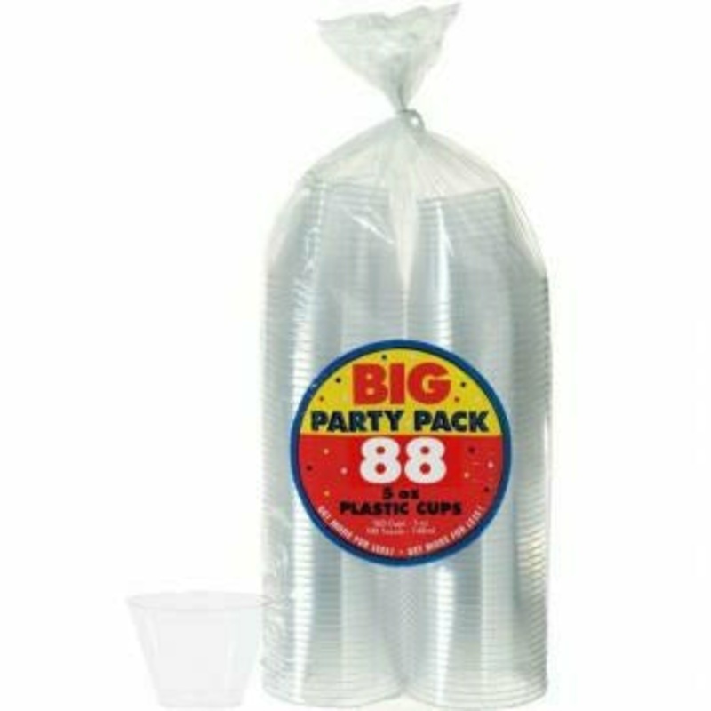 5 OZ CLEAR PLASTIC CUPS