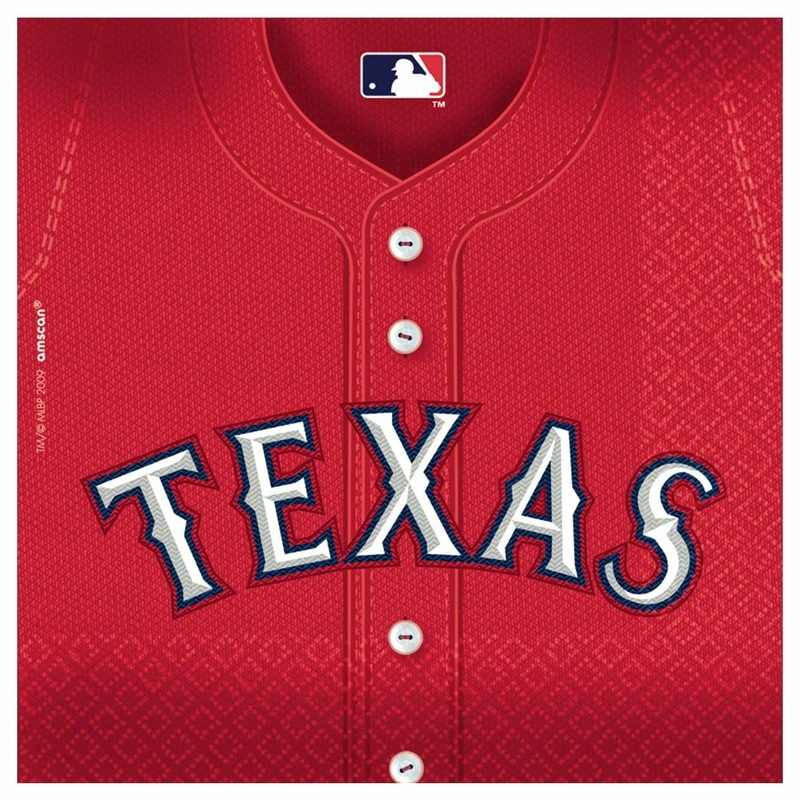 Texas Rangers Luncheon Napkins