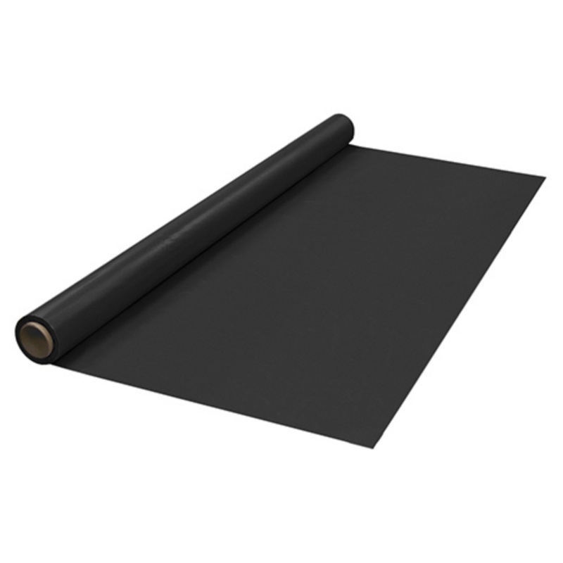 40 in. X 50 Ft. Plastic Table Roll, Black