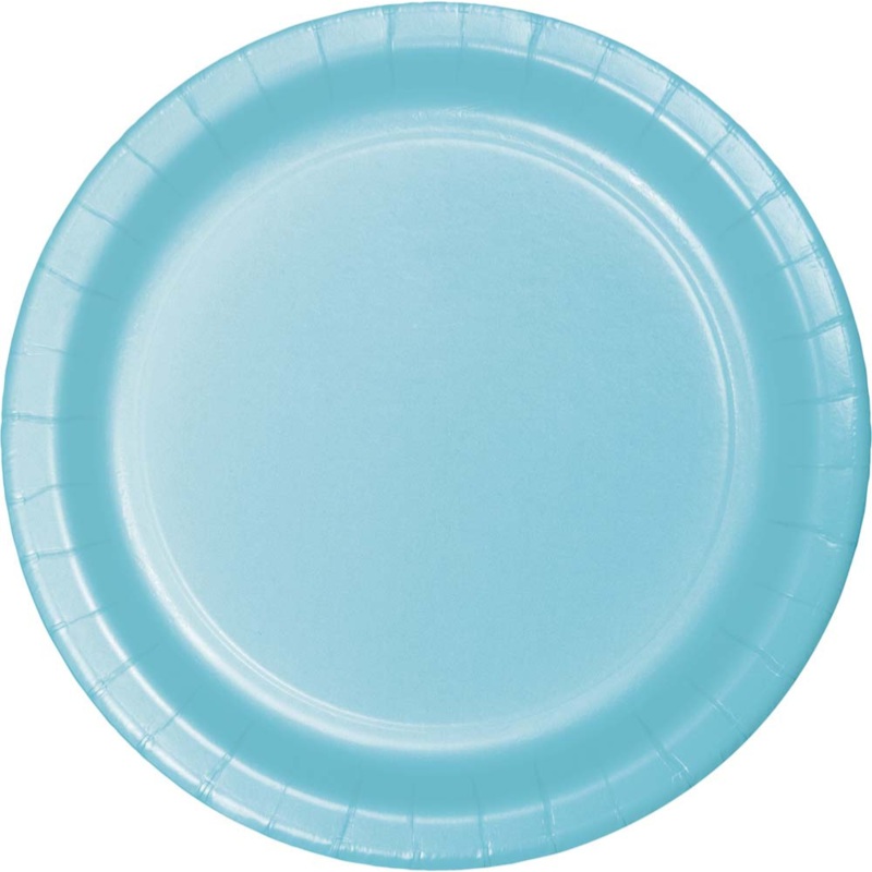 10″ Paper Plate-Pastel Blue