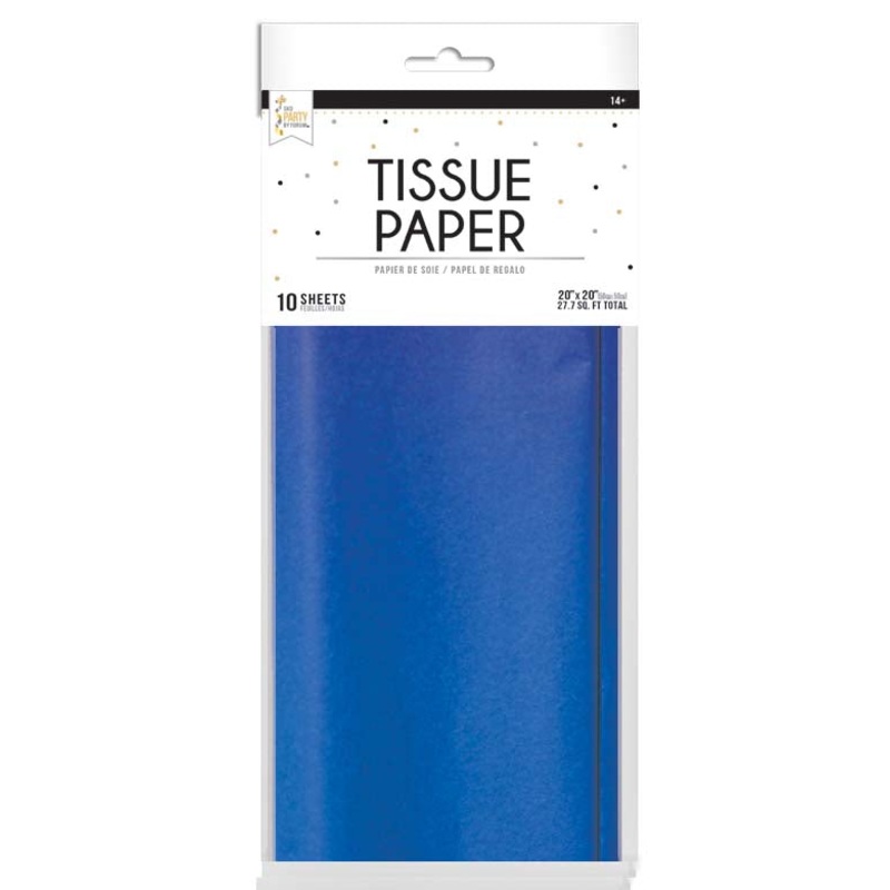 Tissue 10 Pack-20inX20in-Royal